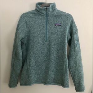 Patagonia Better Sweater Half Zip Green Small